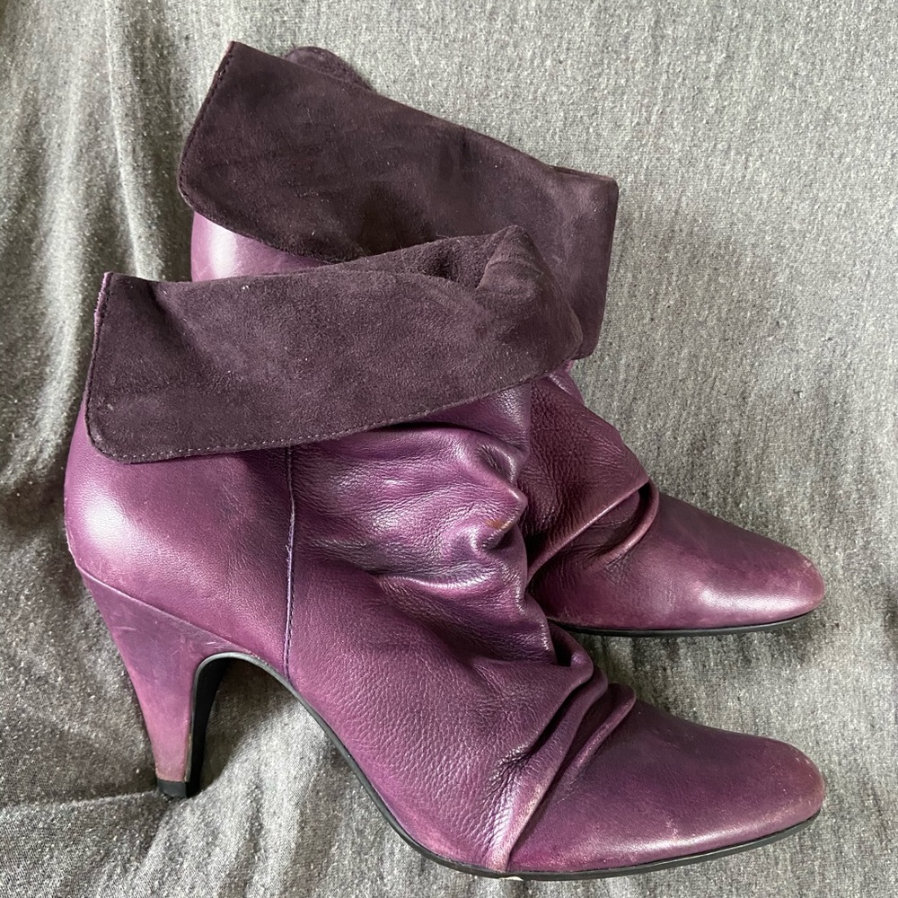 Steve Madden Purple Ankle Boots